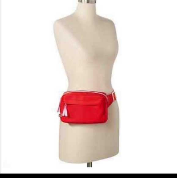 Lego X Target Exclusive Red Belt Bag. Red With Pink Zipper - Fanny Pack - Picture 5 of 7